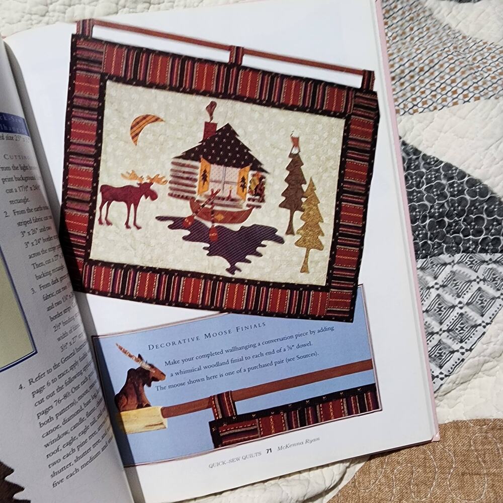 Primitive Applique Pattern Primitive Quilt Pattern Book Rustic Quilt Pattern - Picture 12 of 15